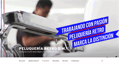 Desktop Screenshot of peluqueriaretrodm.com